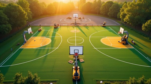 Aménagement d'un terrain de basket : guides et conseils essentiels